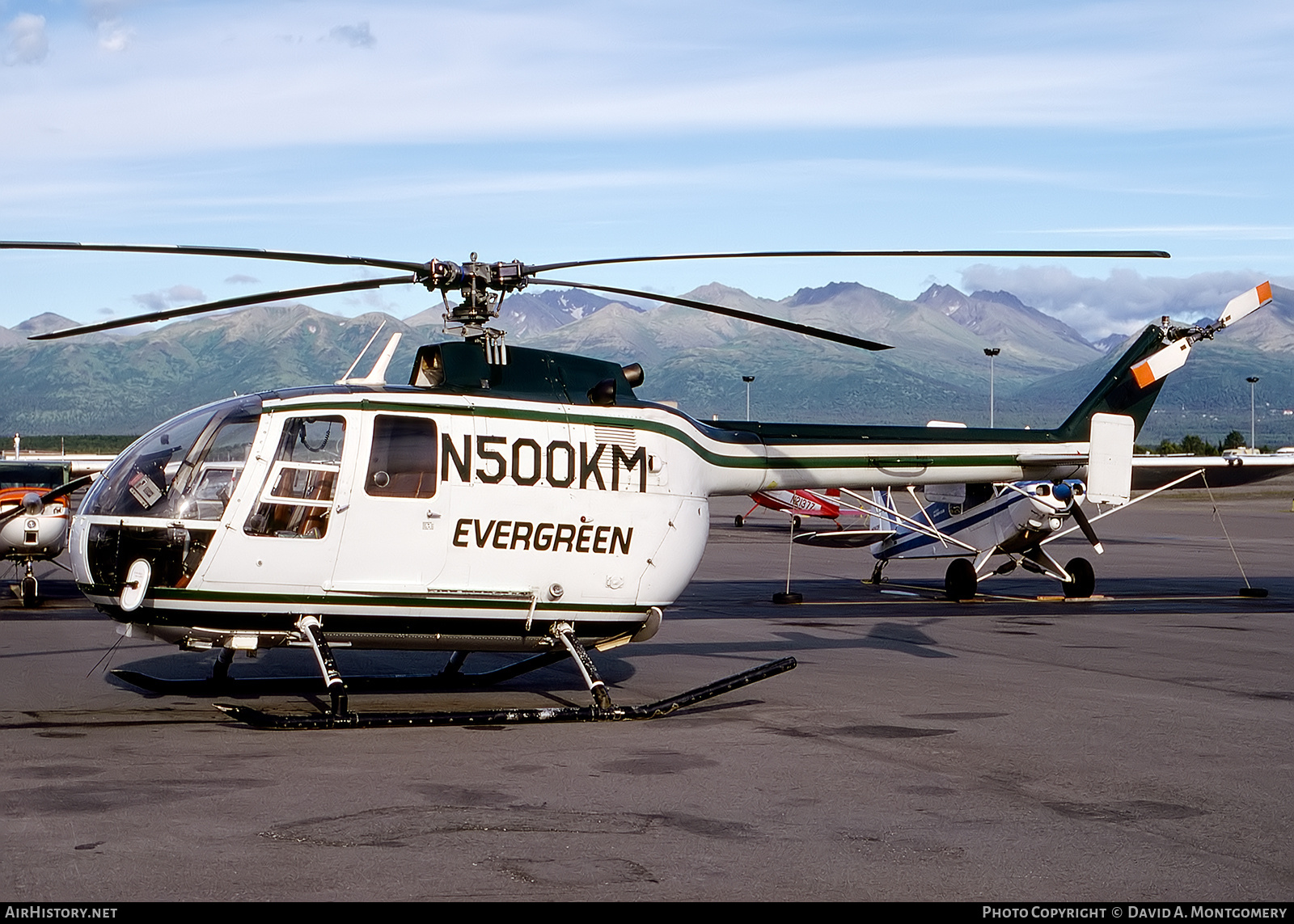 Aircraft Photo of N500KM | MBB BO-105C | Evergreen Helicopters | AirHistory.net #875421