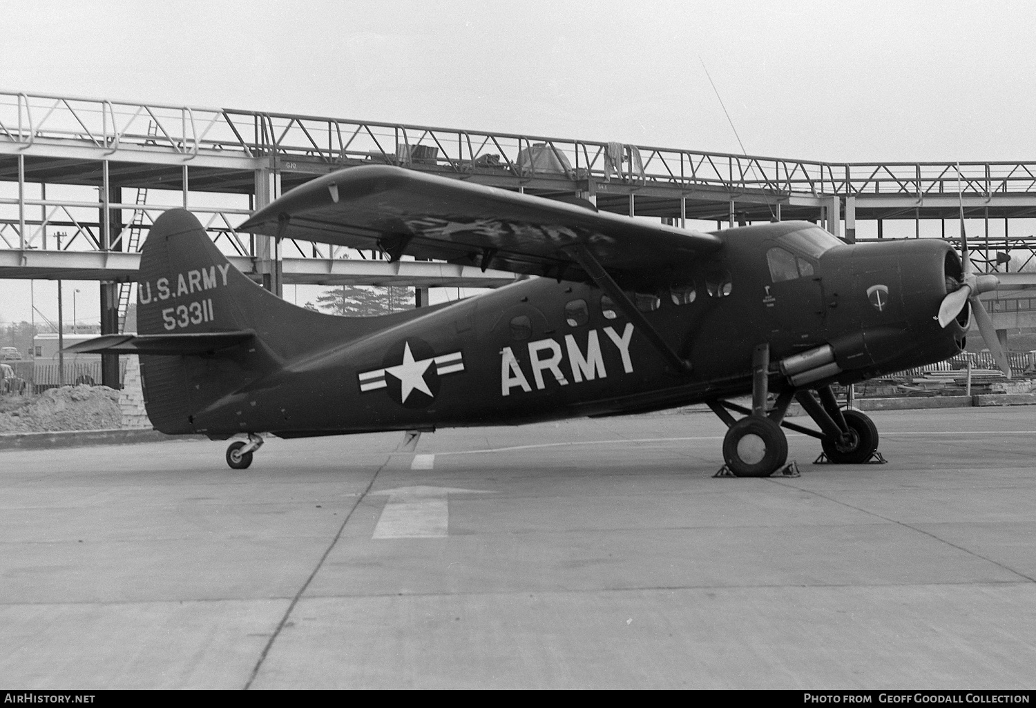 Aircraft Photo of 55-3311 / 53311 | De Havilland Canada U-1A Otter (DHC-3) | USA - Army | AirHistory.net #875424