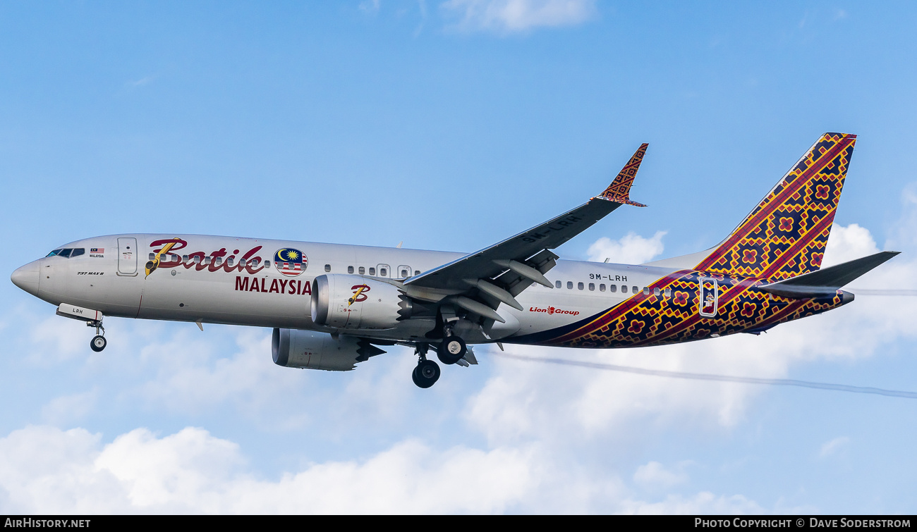 Aircraft Photo of 9M-LRH | Boeing 737-8 Max 8 | Batik Air Malaysia | AirHistory.net #875466