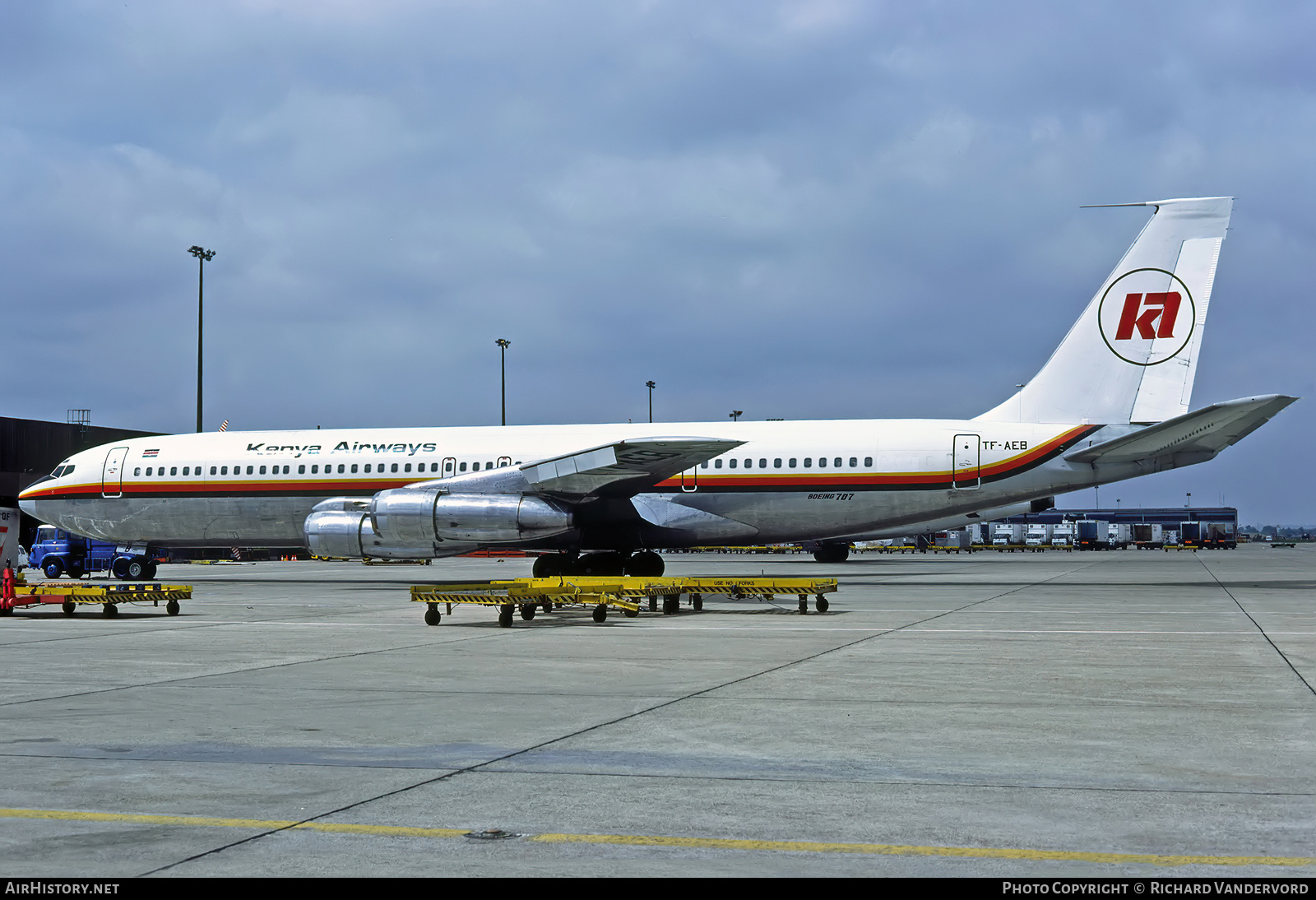 Aircraft Photo of TF-AEB | Boeing 707-338C | Kenya Airways | AirHistory.net #875491