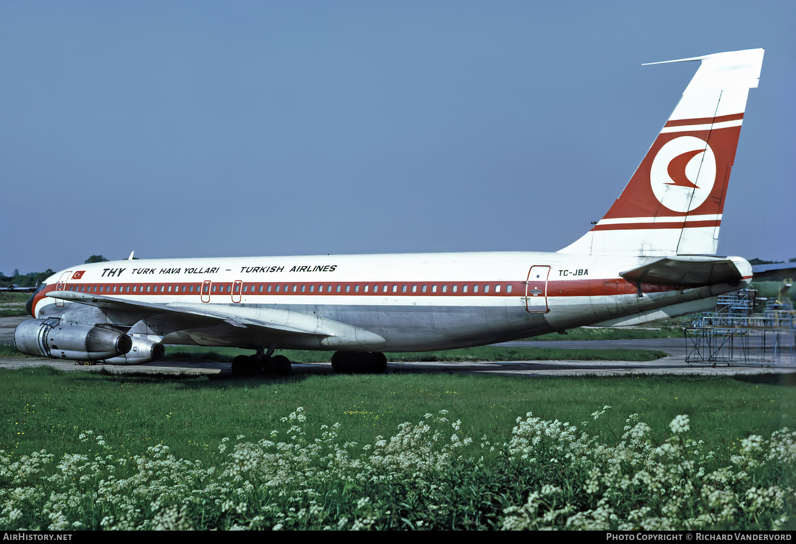 Aircraft Photo of TC-JBA | Boeing 707-121(B) | THY Türk Hava Yolları - Turkish Airlines | AirHistory.net #875511