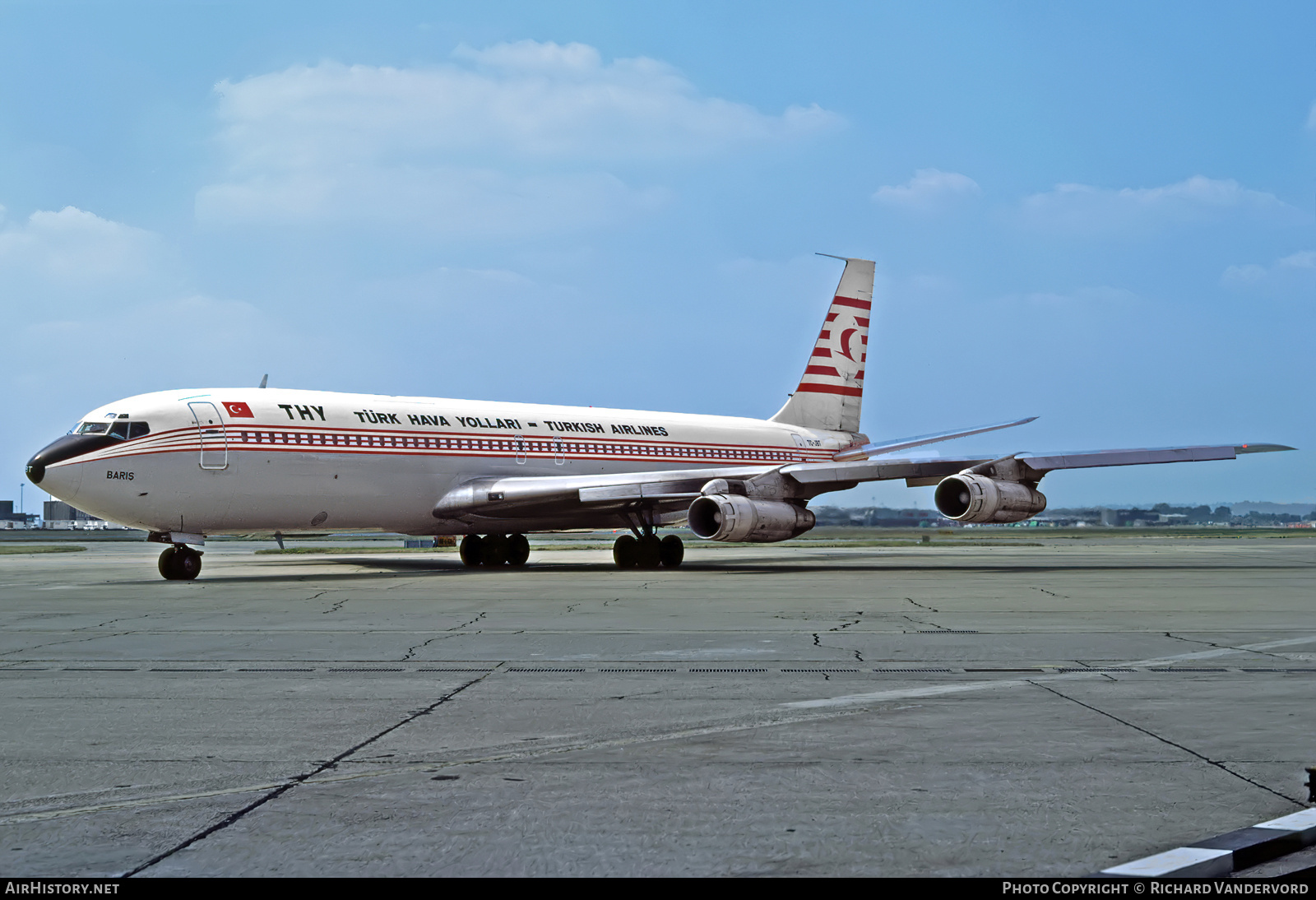 Aircraft Photo of TC-JBT | Boeing 707-321B | THY Türk Hava Yolları - Turkish Airlines | AirHistory.net #875513