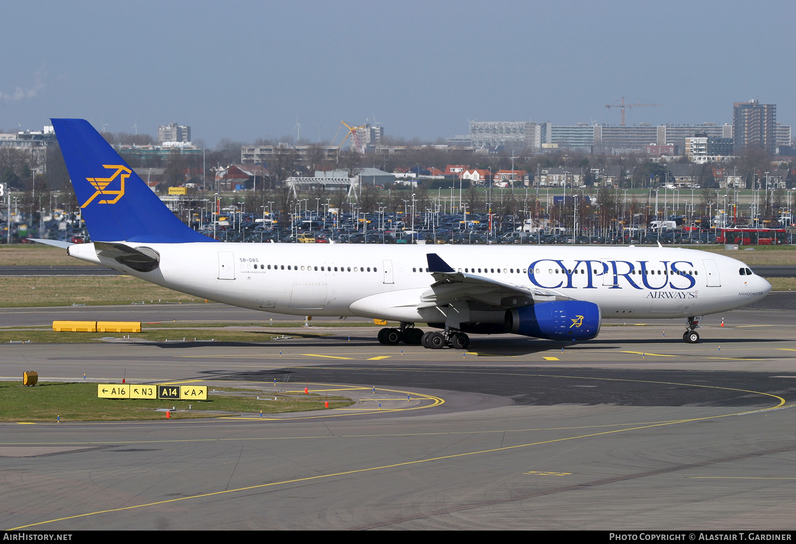 Aircraft Photo of 5B-DBS | Airbus A330-243 | Cyprus Airways | AirHistory.net #875557