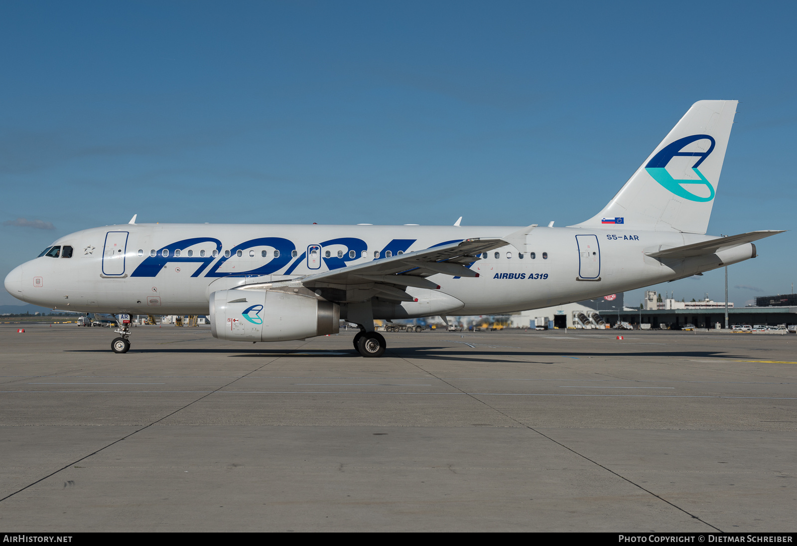 Aircraft Photo of S5-AAR | Airbus A319-132 | Adria Airways | AirHistory.net #875570