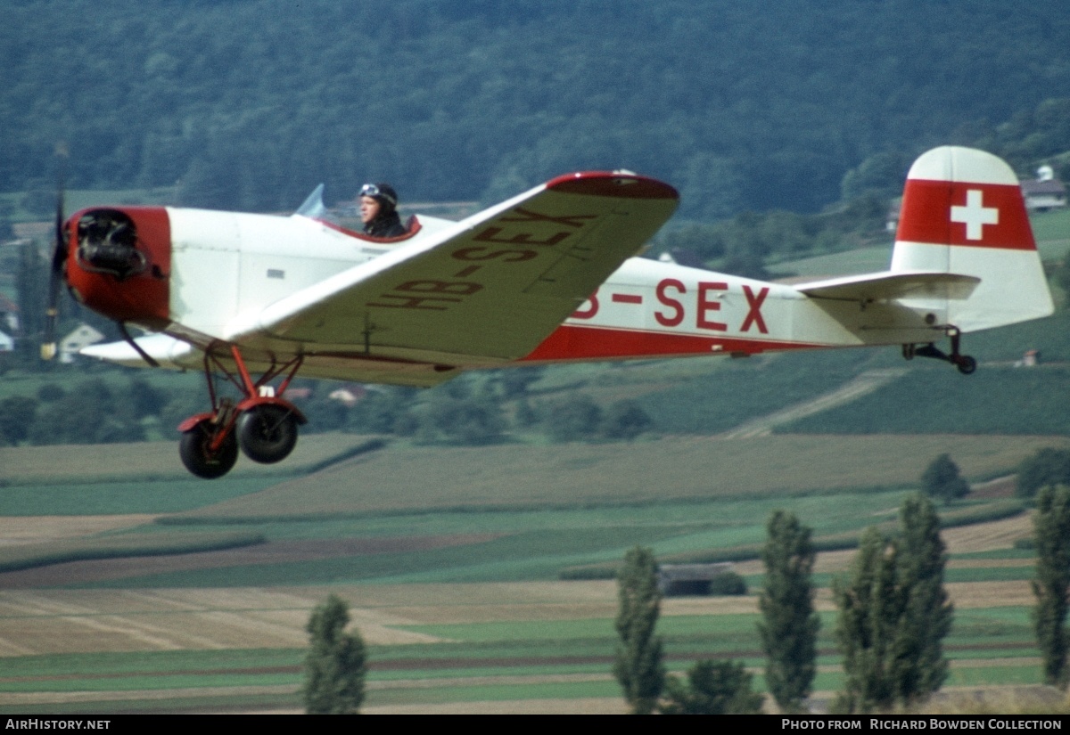 Aircraft Photo of HB-SEX | Erla 5A | AirHistory.net #875608