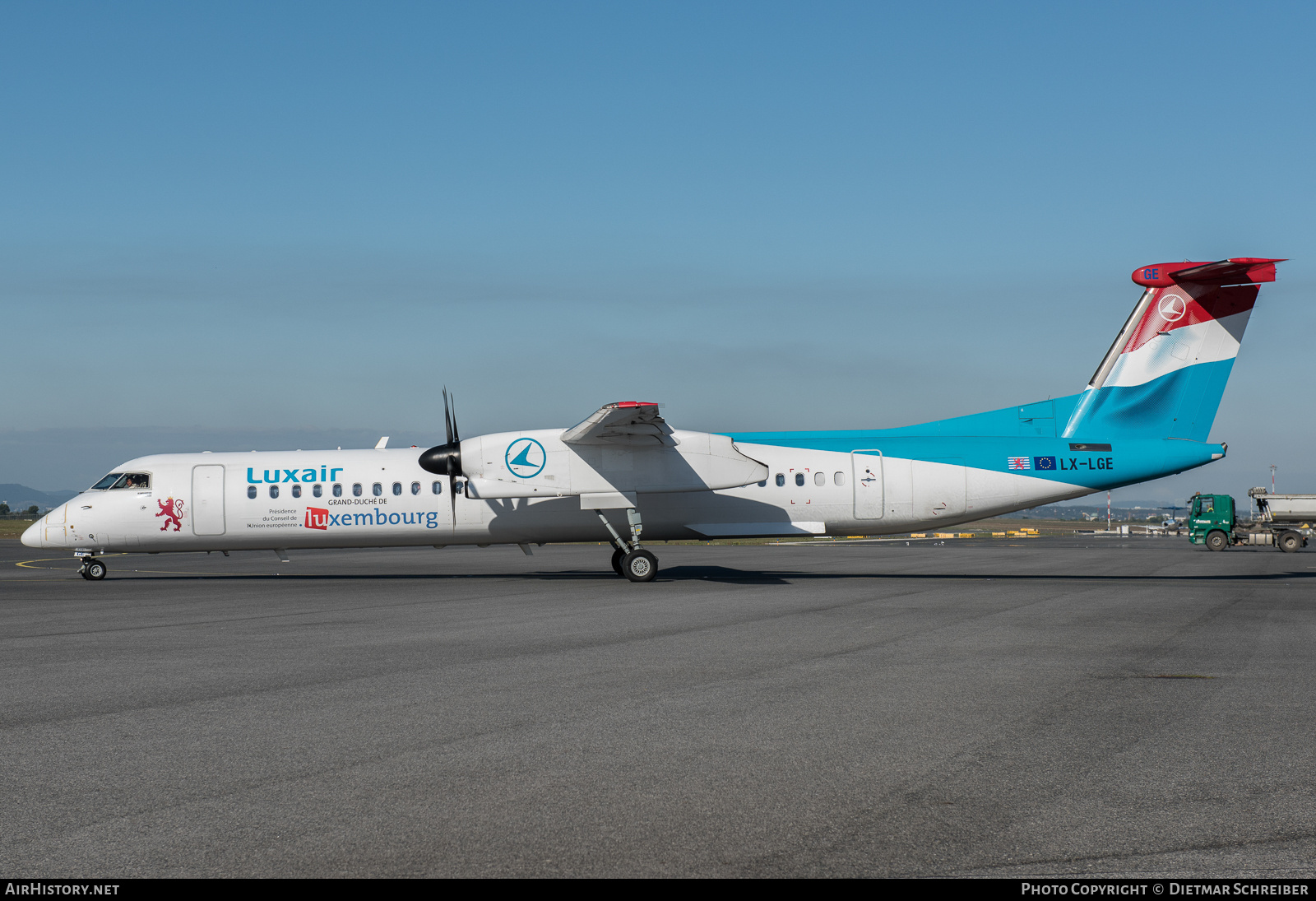 Aircraft Photo of LX-LGE | Bombardier DHC-8-402 Dash 8 | Luxair | AirHistory.net #875623