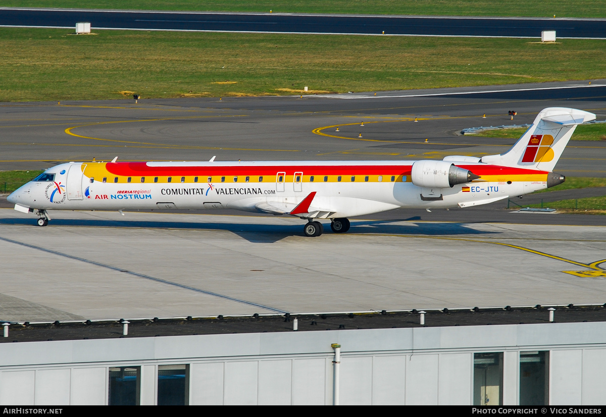 Aircraft Photo of EC-JTU | Bombardier CRJ-900ER (CL-600-2D24) | Iberia Regional | AirHistory.net #875638
