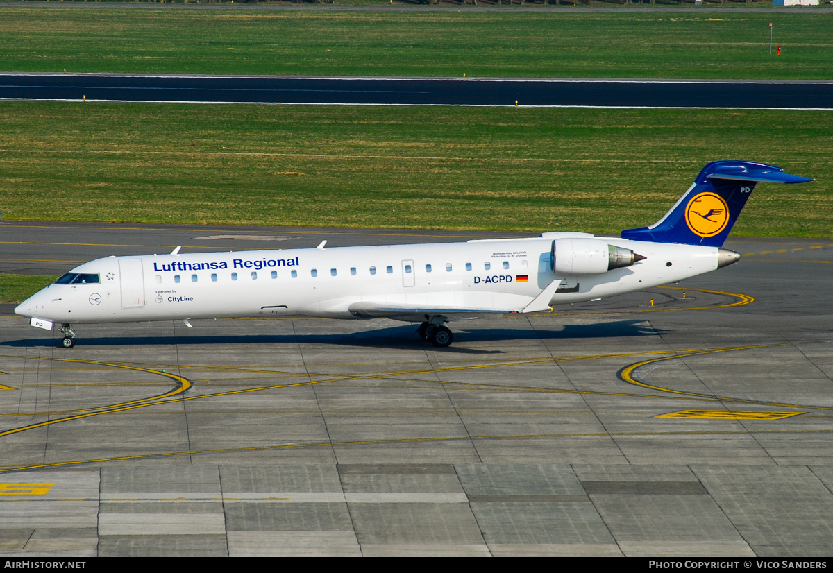 Aircraft Photo of D-ACPD | Bombardier CRJ-701ER (CL-600-2C10) | Lufthansa Regional | AirHistory.net #875653