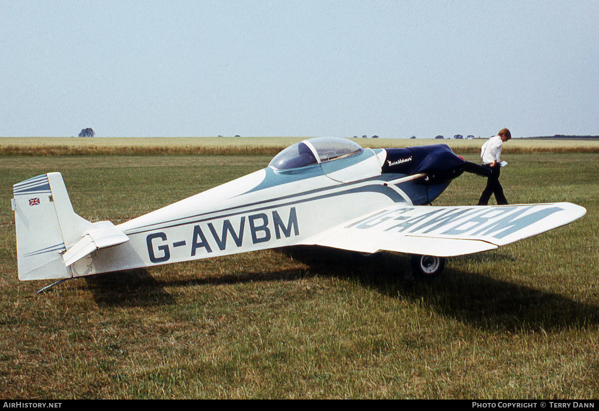 Aircraft Photo of G-AWBM | Druine D-31A Turbulent | AirHistory.net #875656