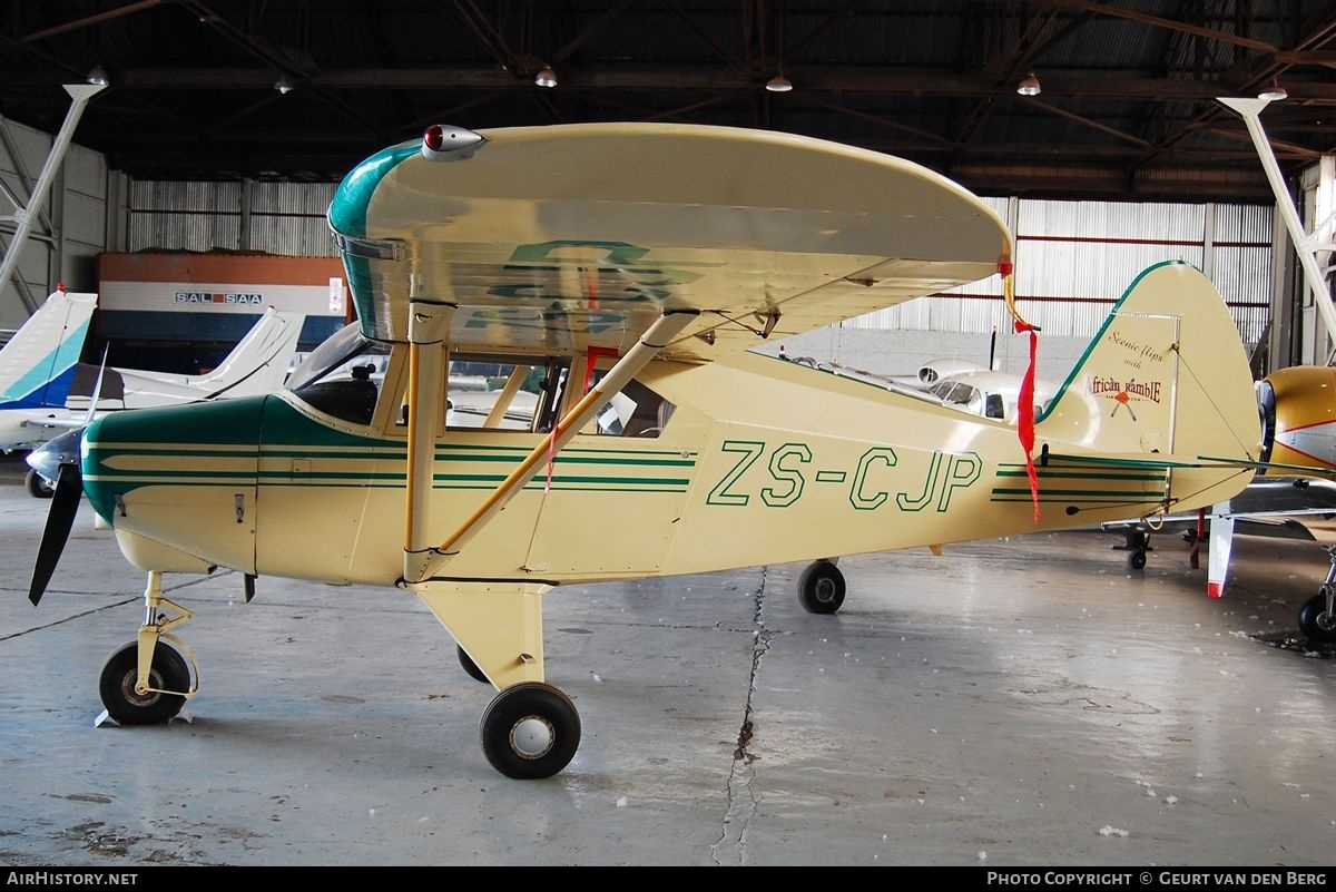 Aircraft Photo of ZS-CJP | Piper PA-22-125 Tri-Pacer | African Ramble | AirHistory.net #875689