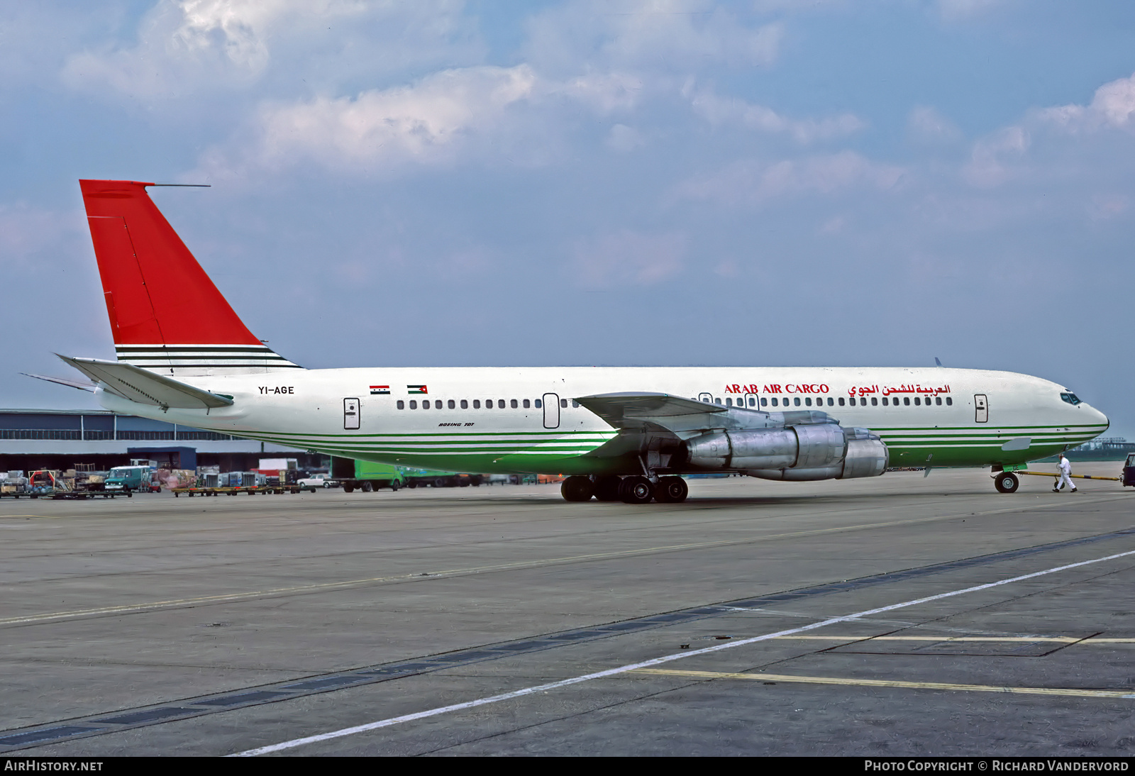 Aircraft Photo of YI-AGE | Boeing 707-370C | Arab Air Cargo | AirHistory.net #875699