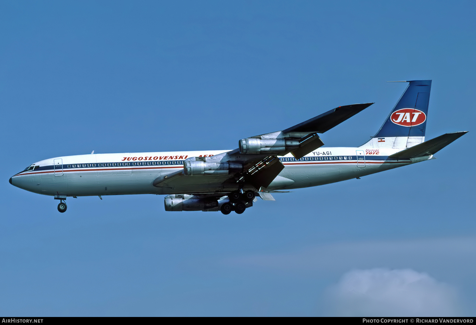 Aircraft Photo of YU-AGI | Boeing 707-351C | JAT Yugoslav Airlines - Jugoslovenski Aerotransport | AirHistory.net #875708