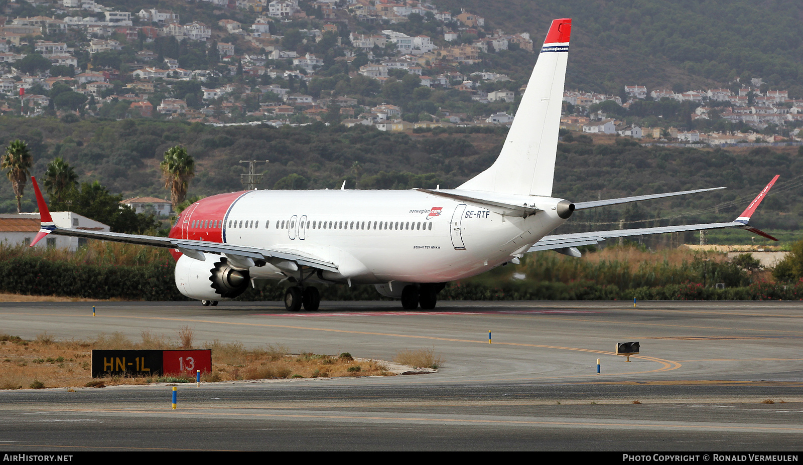 Aircraft Photo of SE-RTF | Boeing 737-8 Max 8 | Norwegian | AirHistory.net #875715