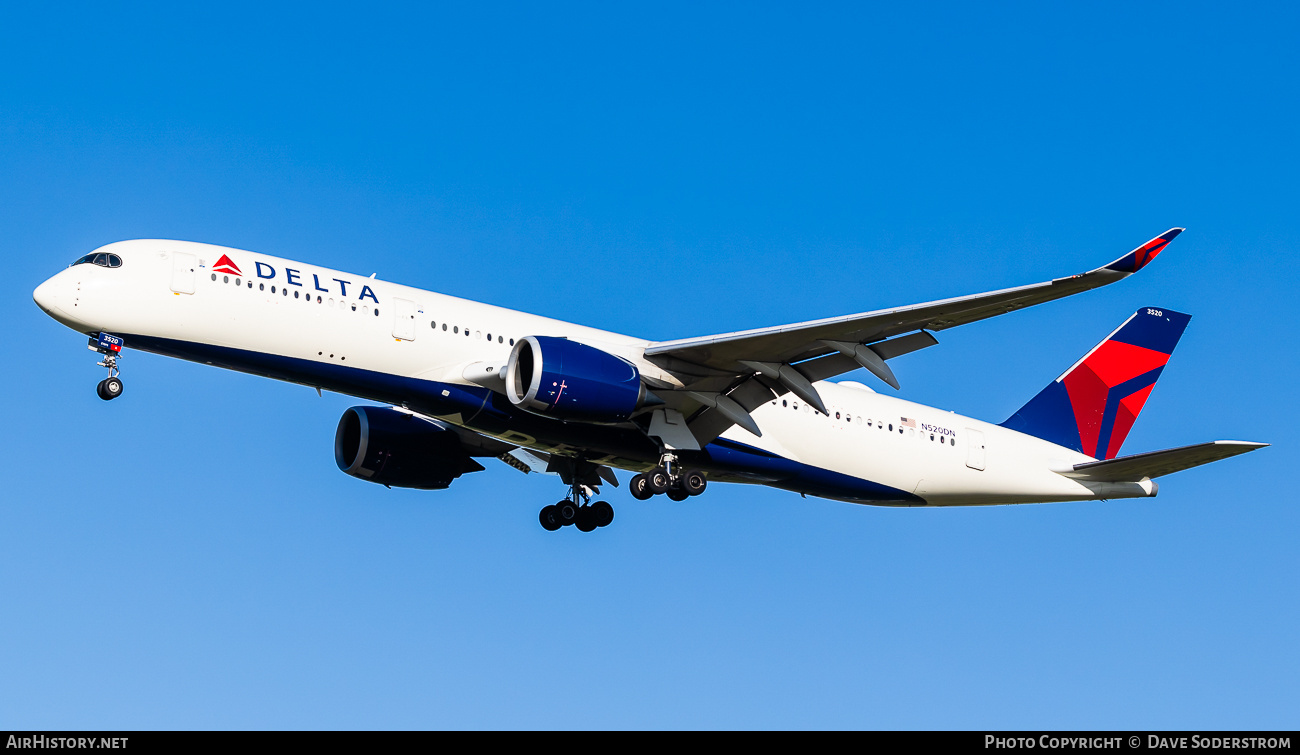 Aircraft Photo of N520DN | Airbus A350-941 | Delta Air Lines | AirHistory.net #875753