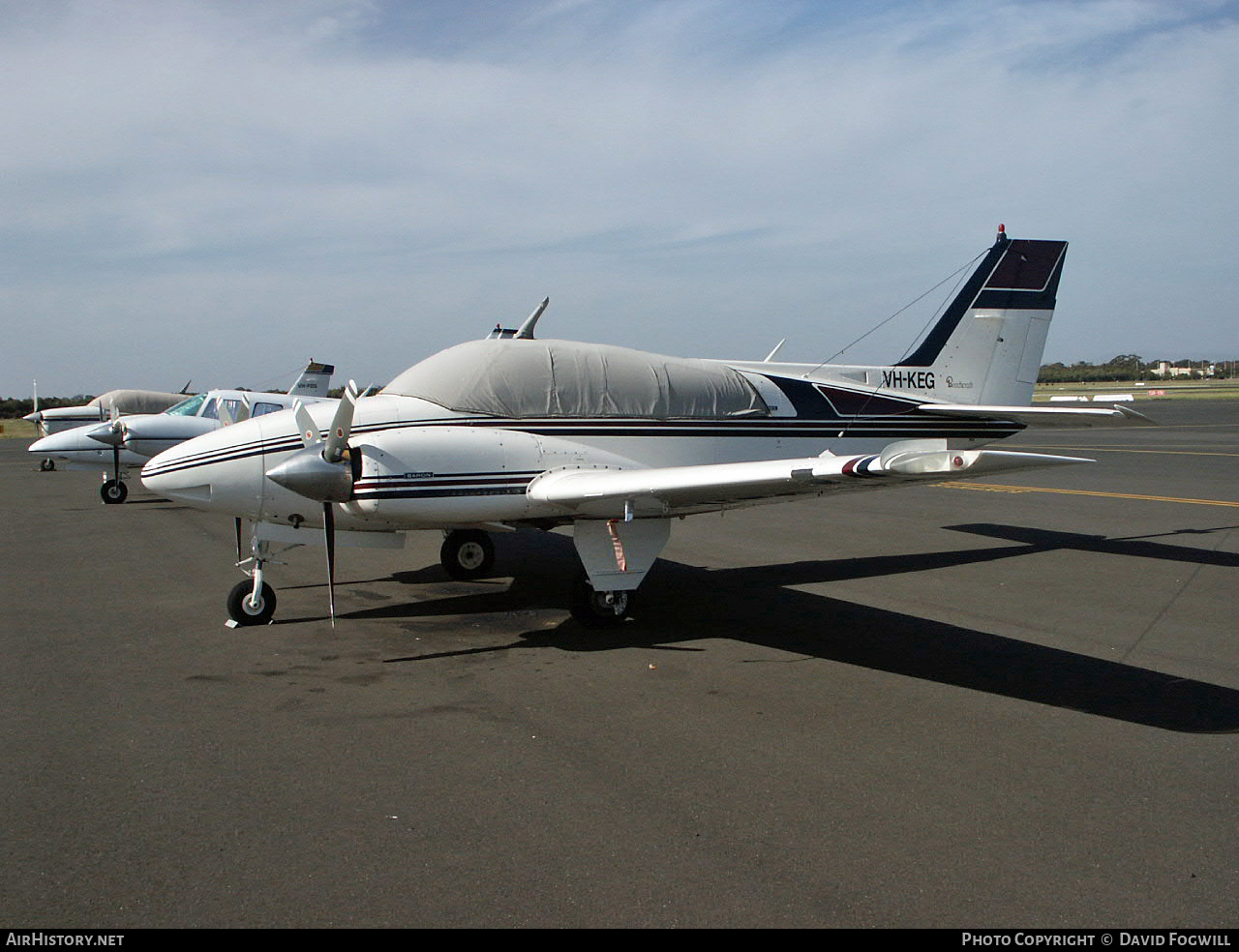 Aircraft Photo of VH-KEG | Beech B55 Baron (95-B55) | AirHistory.net #875757