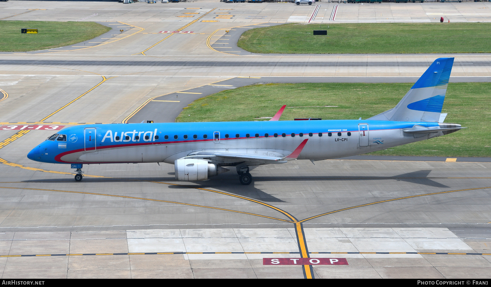 Aircraft Photo of LV-CPI | Embraer 190AR (ERJ-190-100IGW) | Austral Líneas Aéreas | AirHistory.net #875781