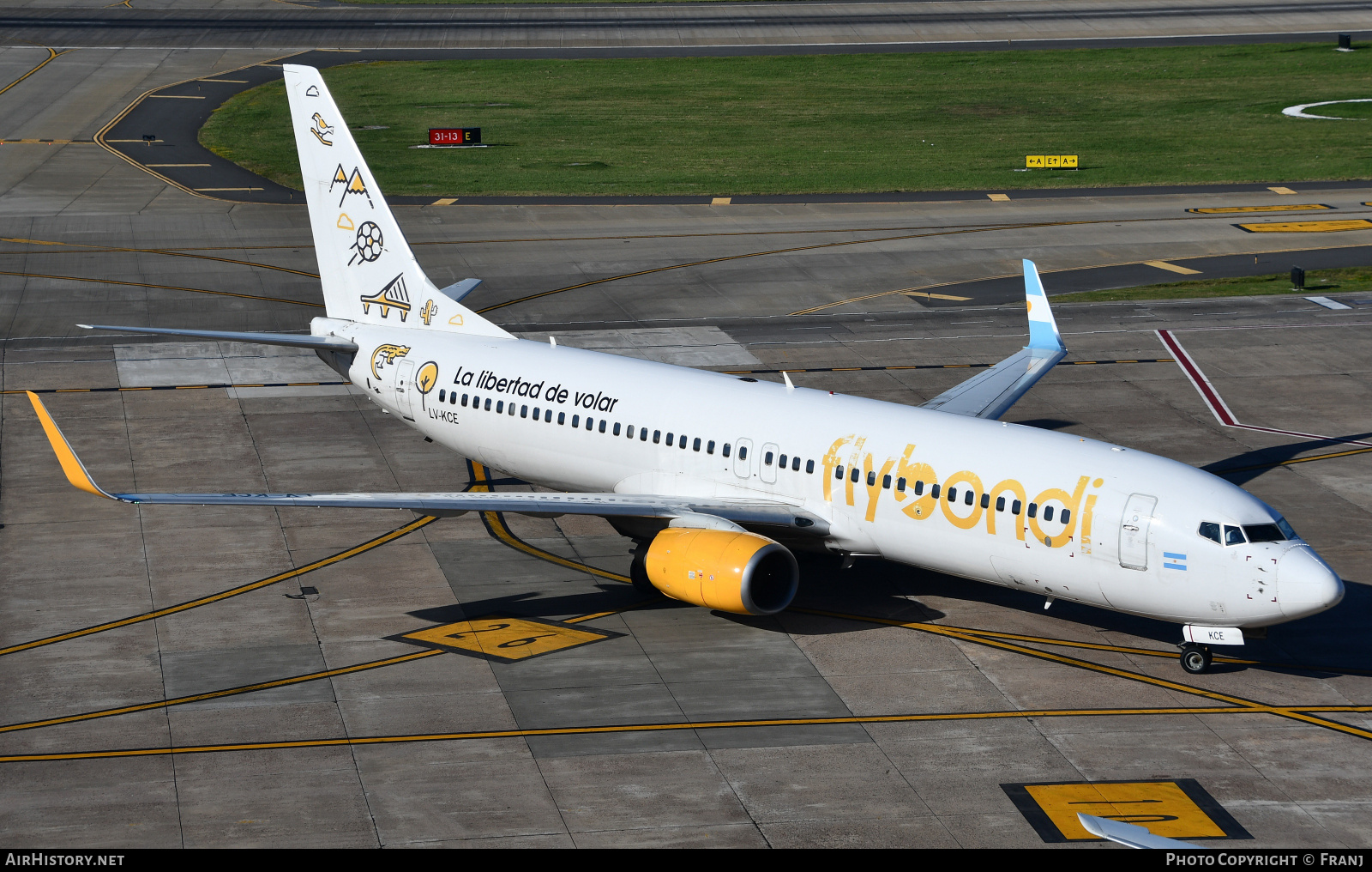 Aircraft Photo of LV-KCE | Boeing 737-8Q8 | FlyBondi | AirHistory.net #875784
