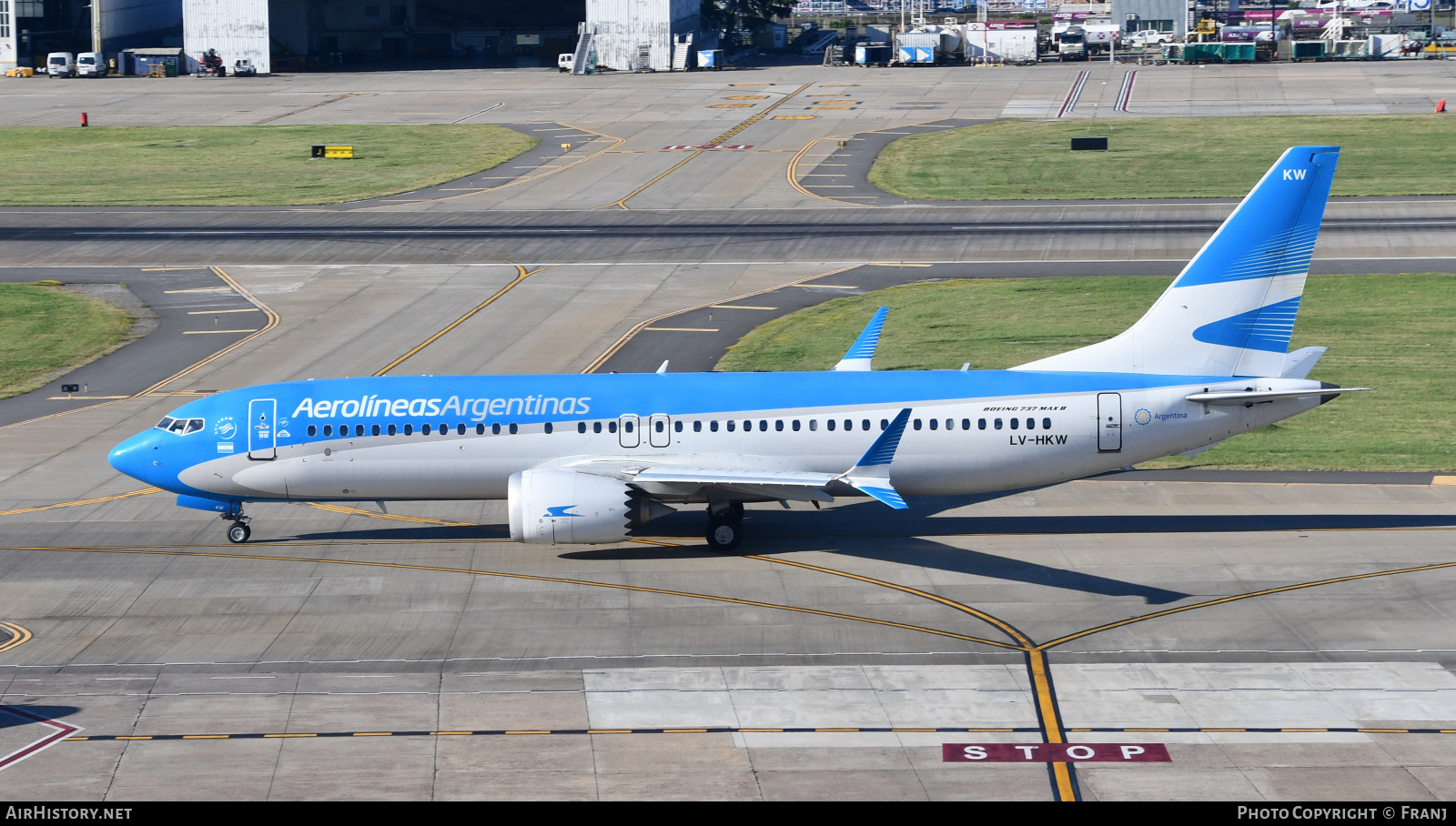 Aircraft Photo of LV-HKW | Boeing 737-8 Max 8 | Aerolíneas Argentinas | AirHistory.net #875798