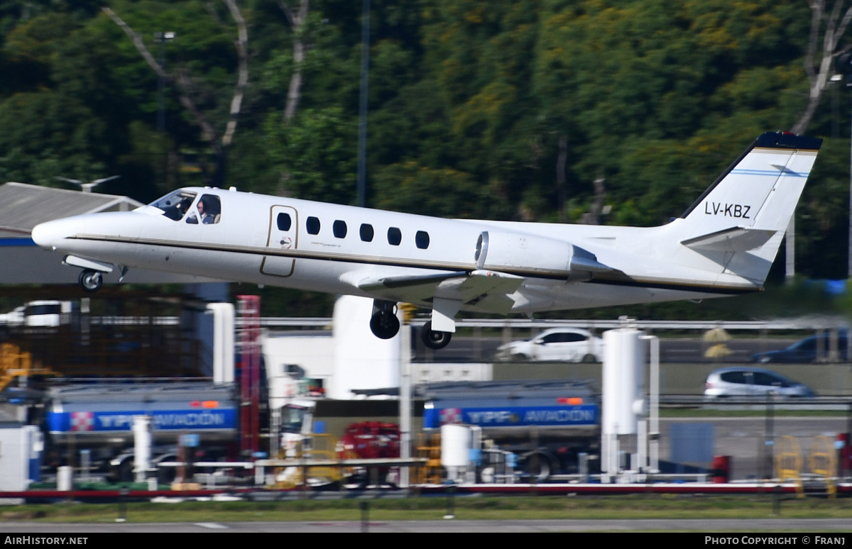 Aircraft Photo of LV-KBZ | Cessna 550 Citation II | AirHistory.net #875829