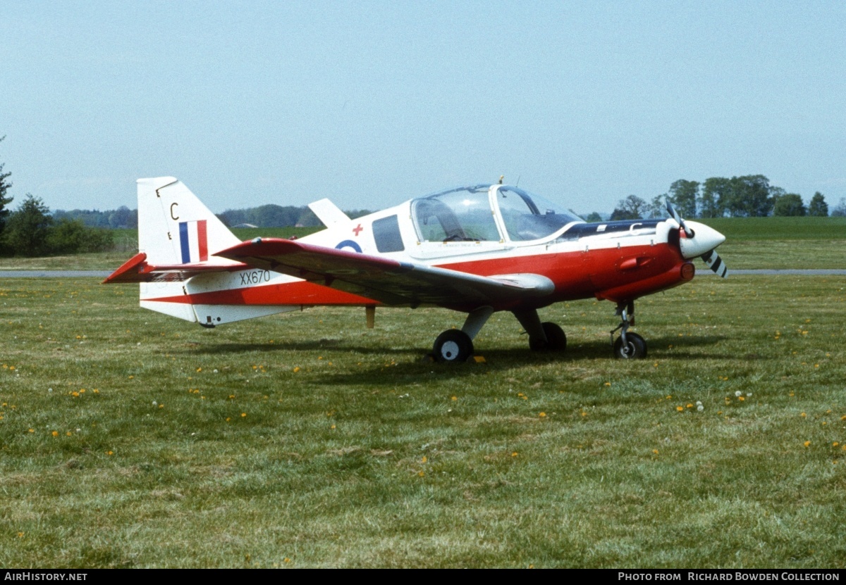 Aircraft Photo of XX670 | Scottish Aviation Bulldog T1 | UK - Air Force | AirHistory.net #875847