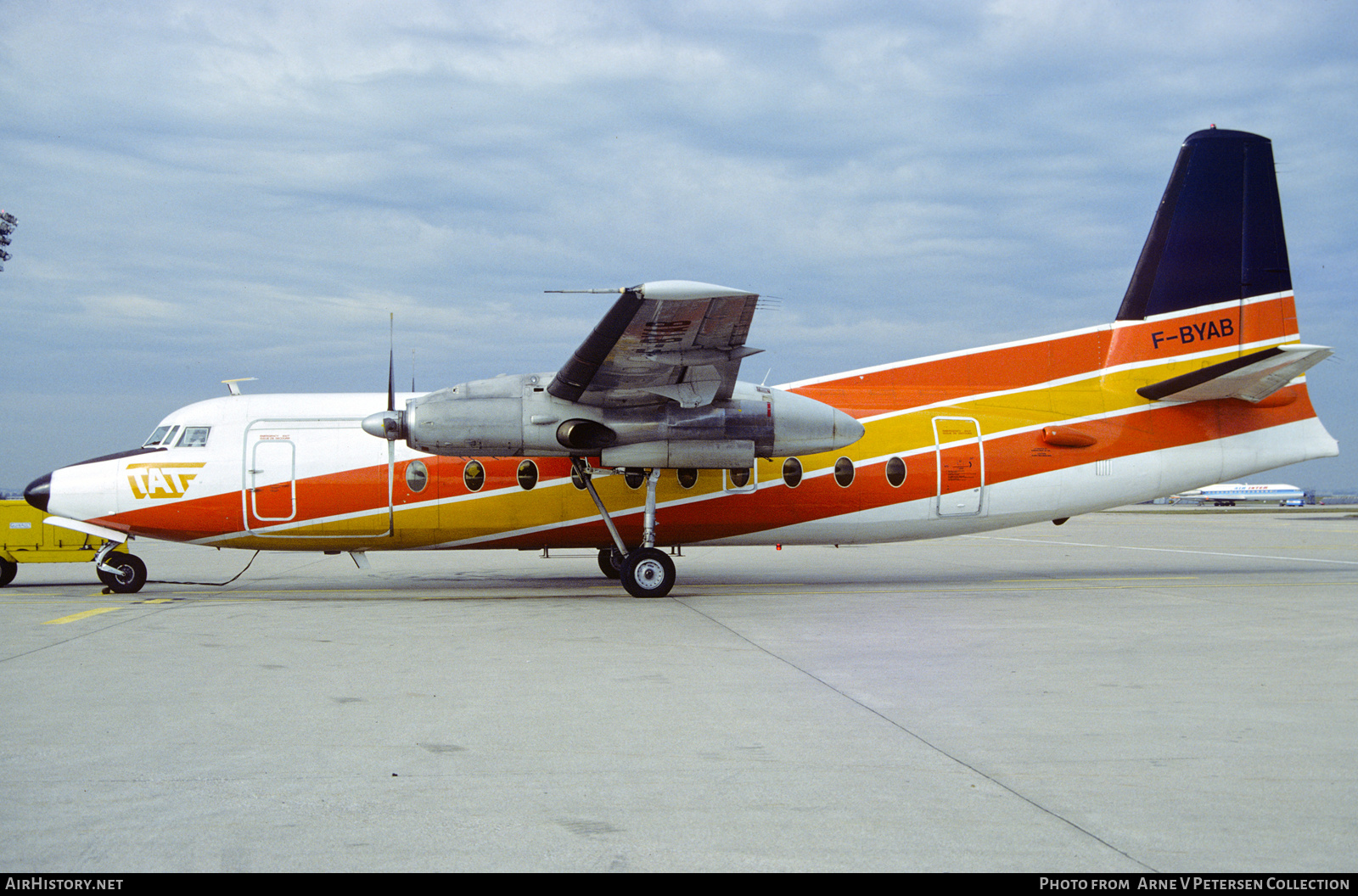 Aircraft Photo of F-BYAB | Fokker F27-600 Friendship | TAT - Touraine Air Transport | AirHistory.net #875848
