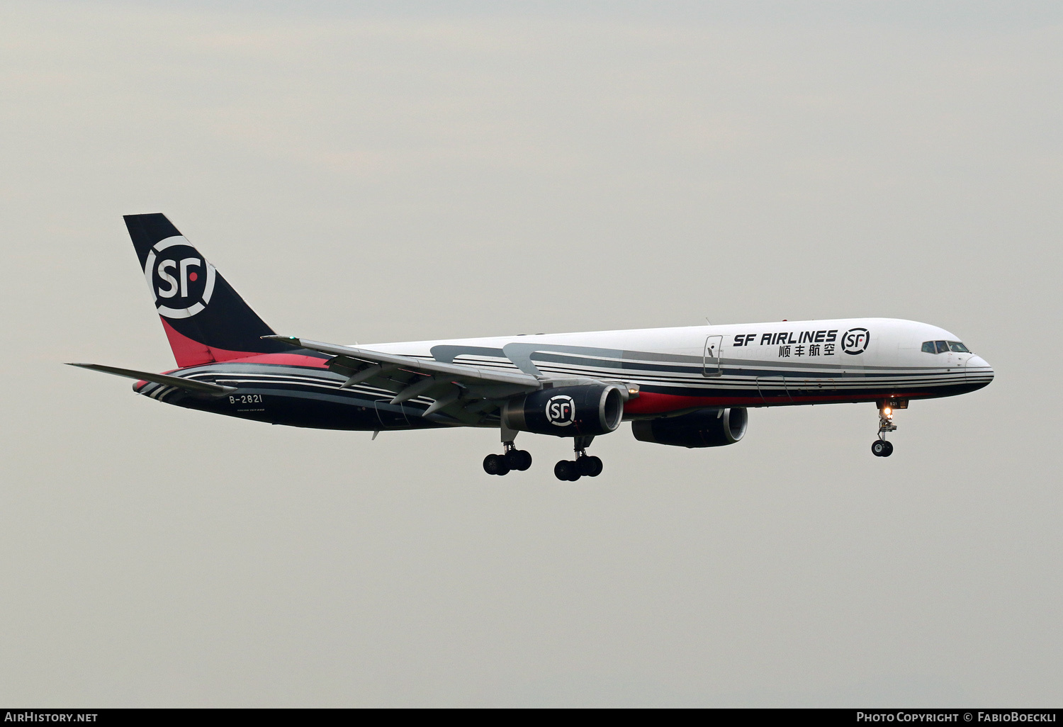 Aircraft Photo of B-2821 | Boeing 757-2Z0(PCF) | SF Airlines | AirHistory.net #875854