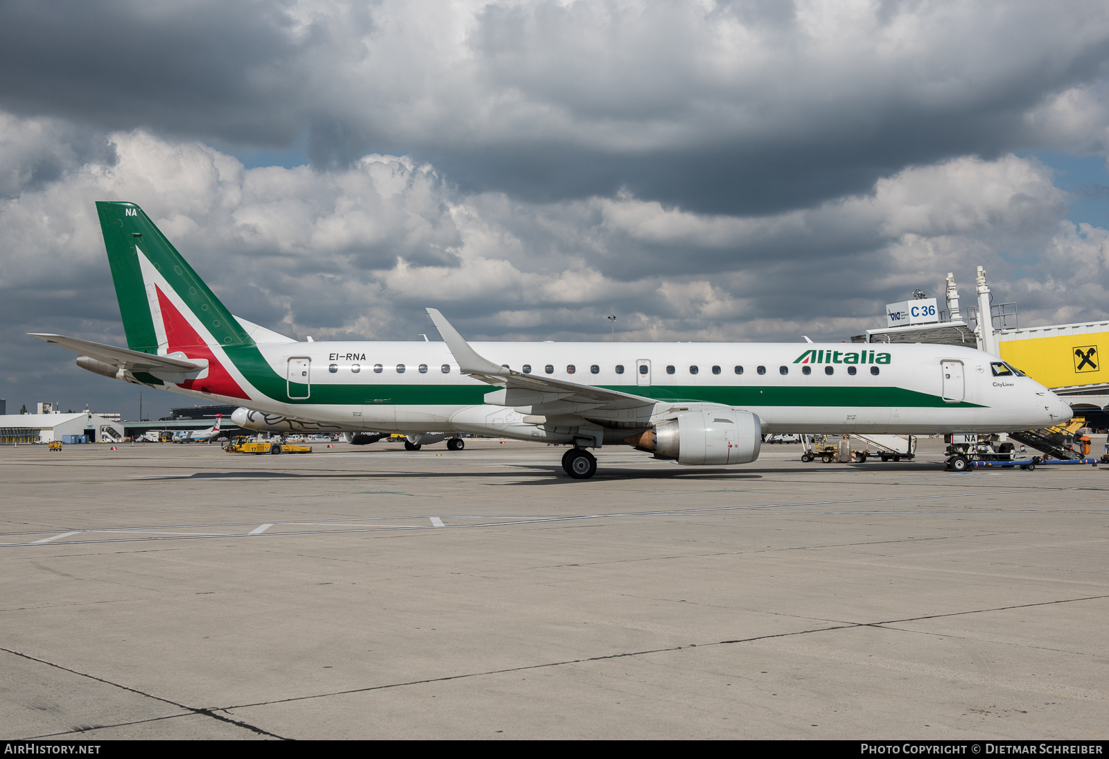 Aircraft Photo of EI-RNA | Embraer 190STD (ERJ-190-100STD) | Alitalia CityLiner | AirHistory.net #875872