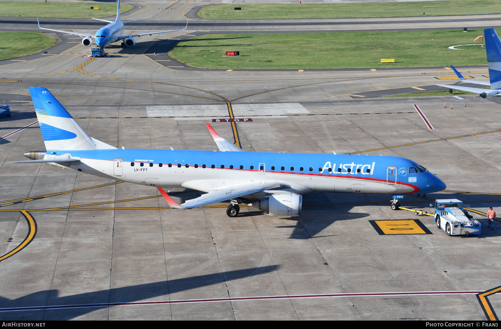 Aircraft Photo of LV-FPT | Embraer 190AR (ERJ-190-100IGW) | Austral Líneas Aéreas | AirHistory.net #875873