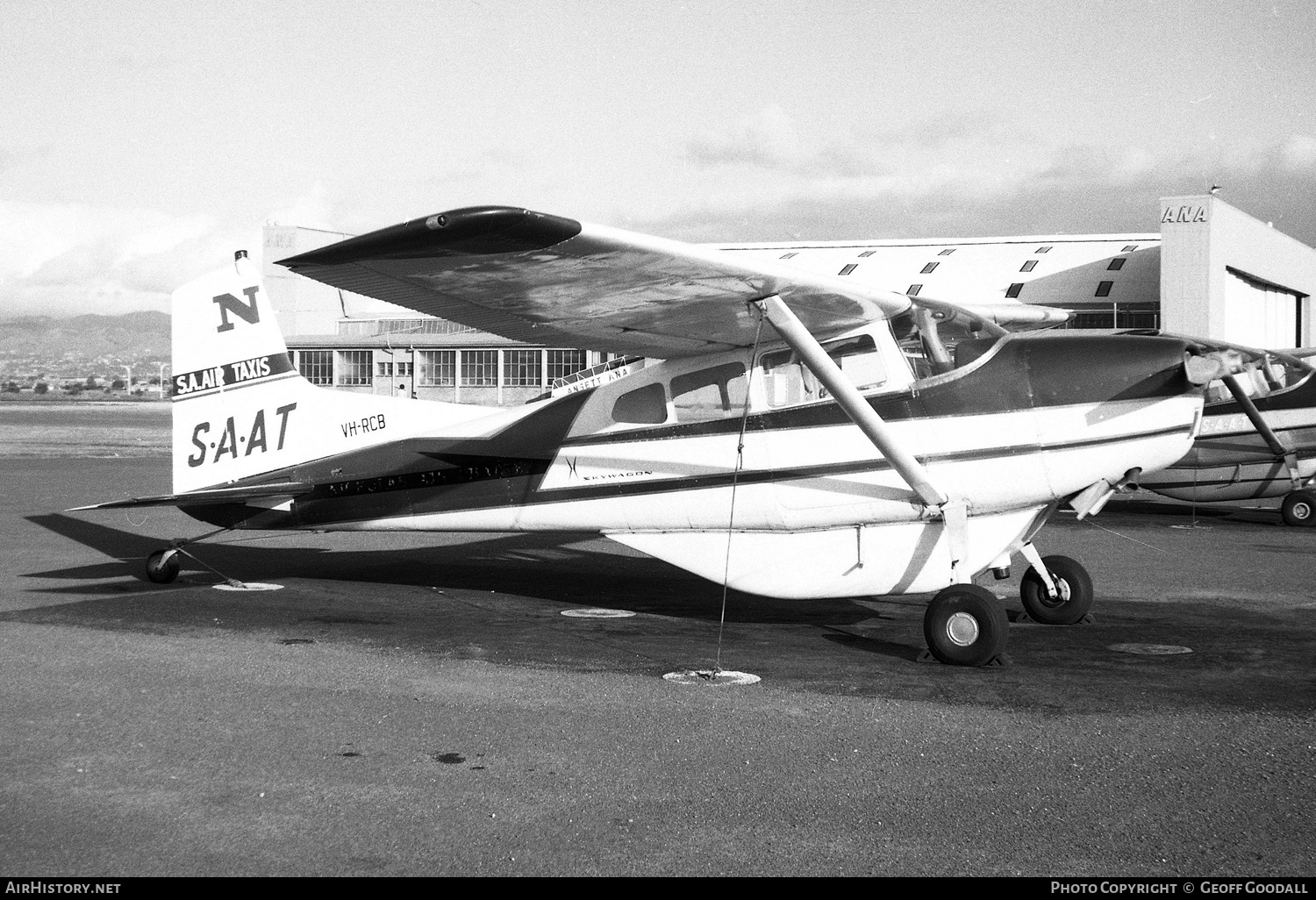 Aircraft Photo of VH-RCB | Cessna 185A Skywagon | South Australian Air Taxis - SAAT | AirHistory.net #875879