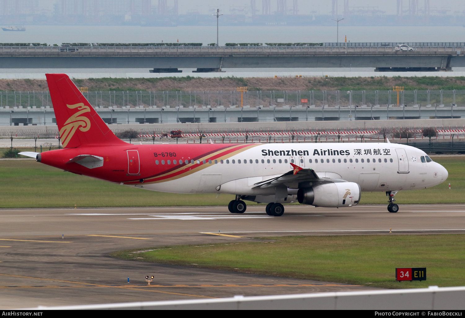 Aircraft Photo of B-6780 | Airbus A320-232 | Shenzhen Airlines | AirHistory.net #875886