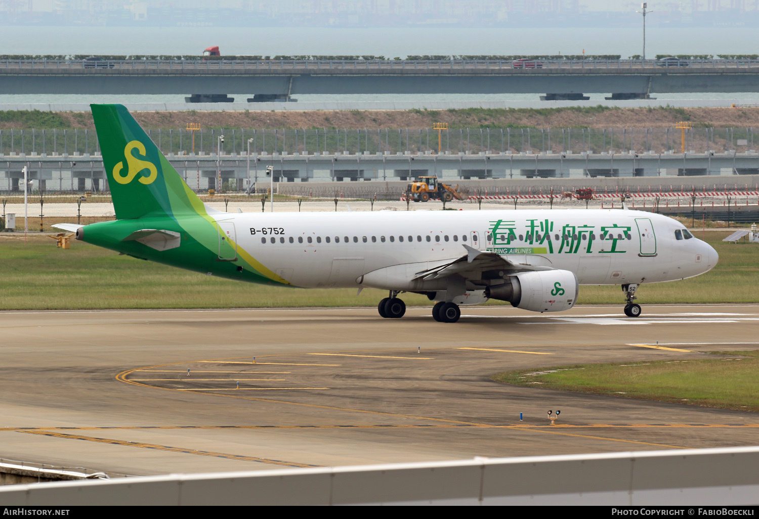 Aircraft Photo of B-6752 | Airbus A320-214 | Spring Airlines | AirHistory.net #875941
