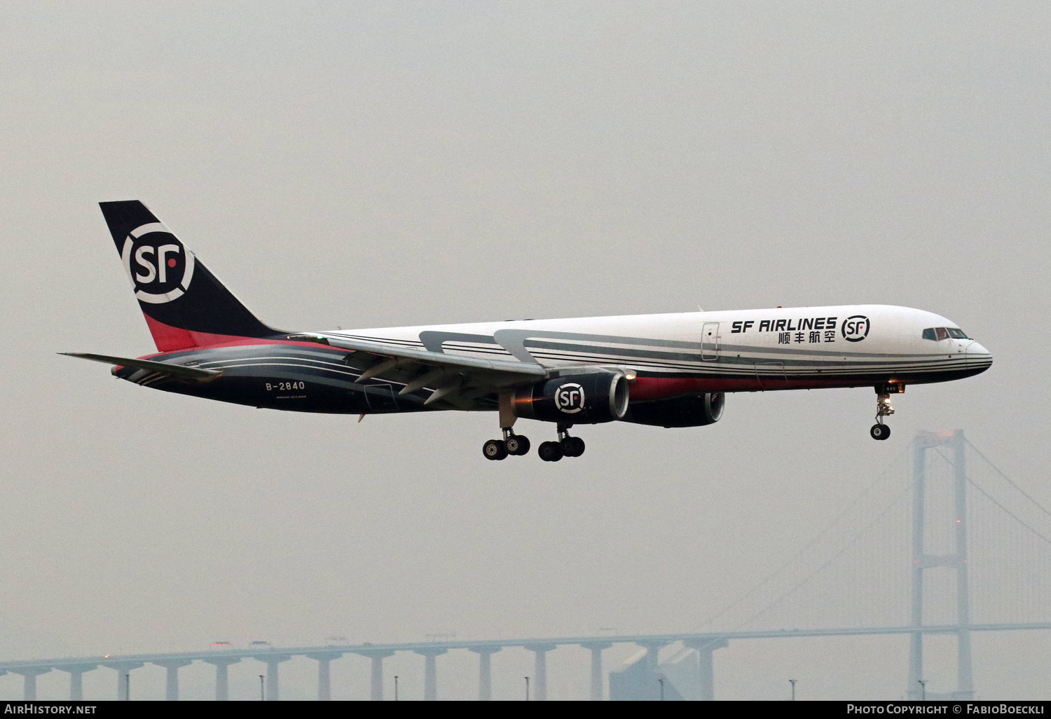 Aircraft Photo of B-2840 | Boeing 757-2Z0(PCF) | SF Airlines | AirHistory.net #875965