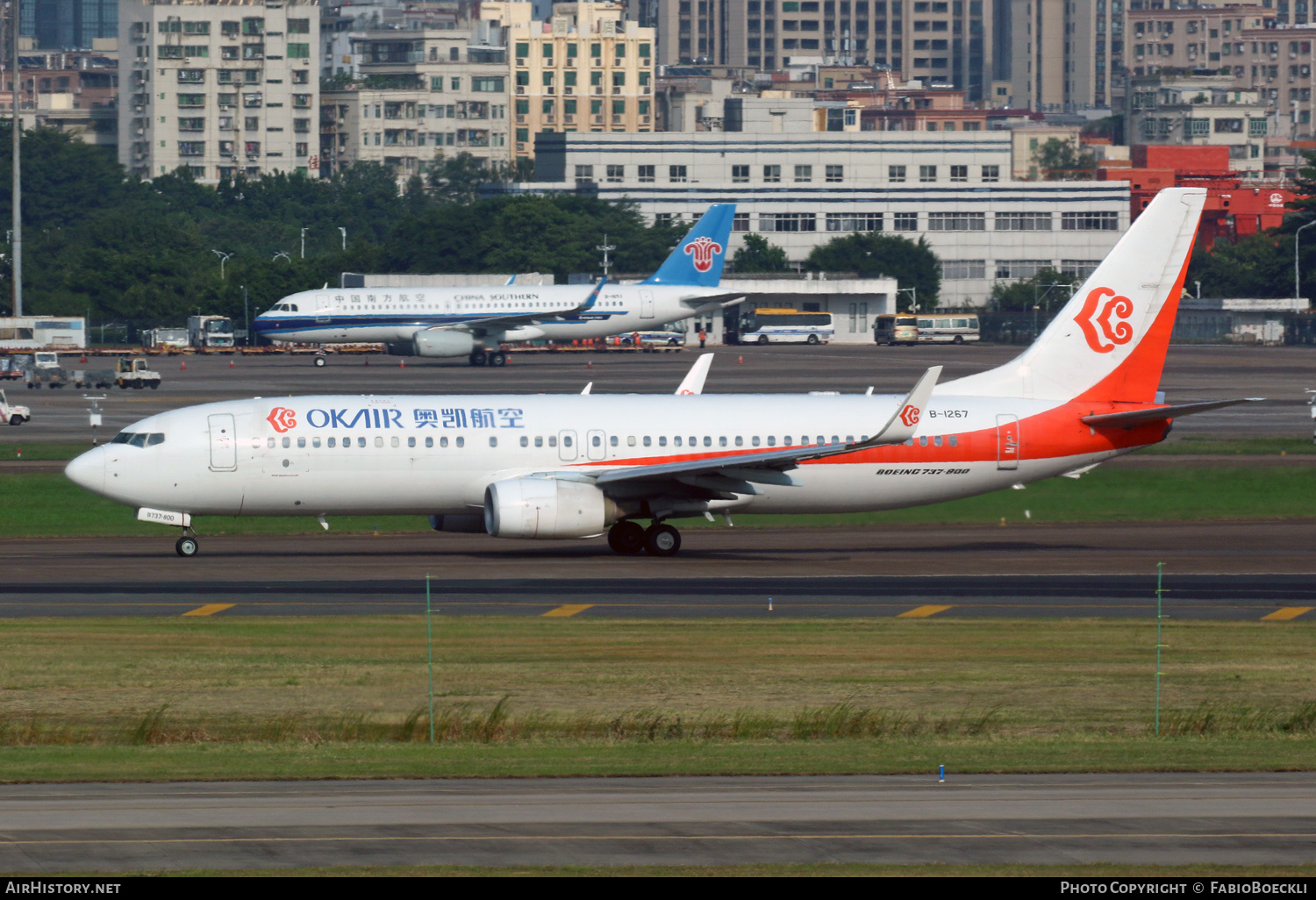 Aircraft Photo of B-1267 | Boeing 737-8KF | OK Air | AirHistory.net #876020