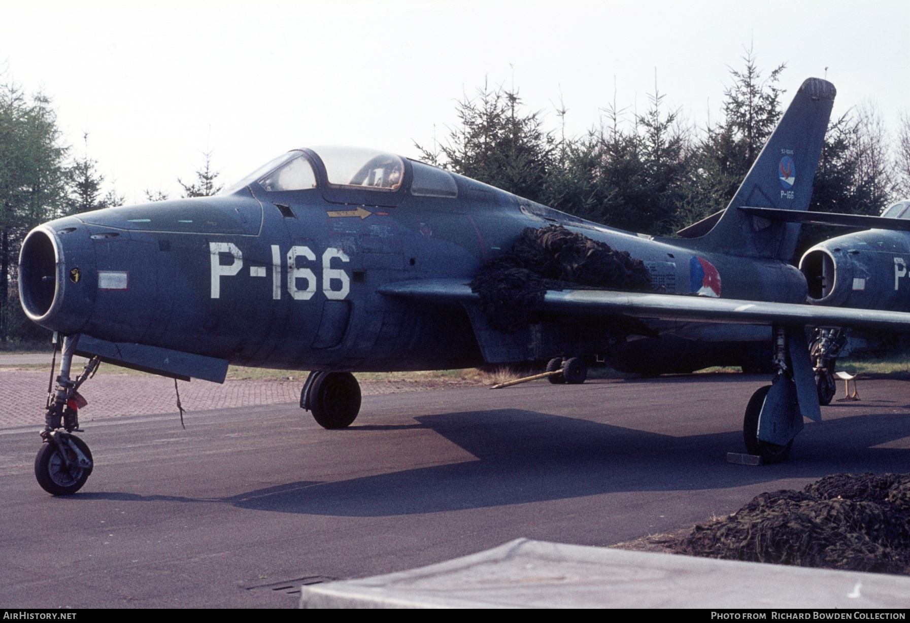 Aircraft Photo of P-166 | Republic F-84F Thunderstreak | Netherlands - Air Force | AirHistory.net #876029