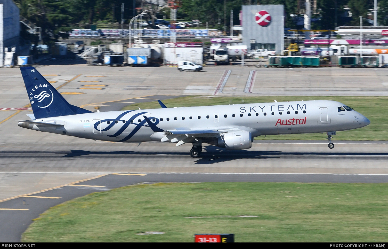 Aircraft Photo of LV-FPS | Embraer 190AR (ERJ-190-100IGW) | Austral Líneas Aéreas | AirHistory.net #876047