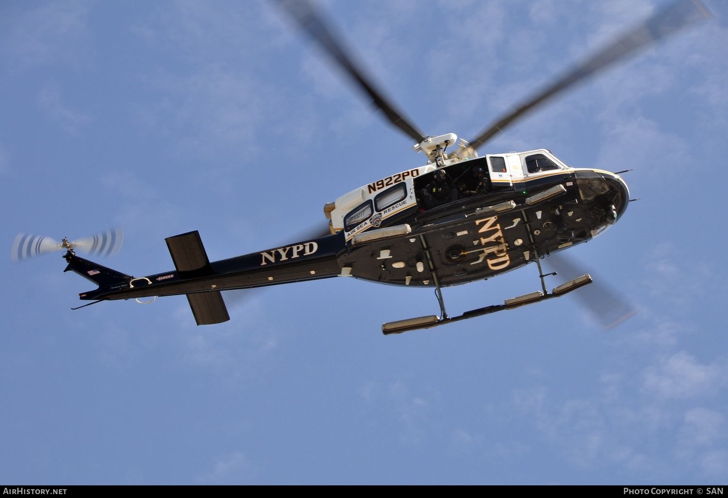 Aircraft Photo of N922PD | Bell 412EP | New York Police Department | AirHistory.net #876056