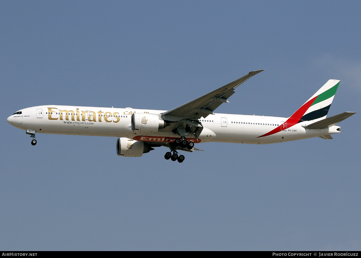 Aircraft Photo of A6-ENP | Boeing 777-31H/ER | Emirates | AirHistory.net #876063