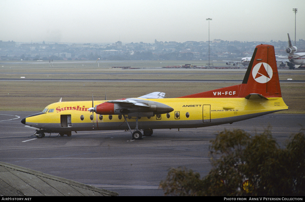 Aircraft Photo of VH-FCF | Fokker F27-500F Friendship | Ansett Airlines of New South Wales | AirHistory.net #876078
