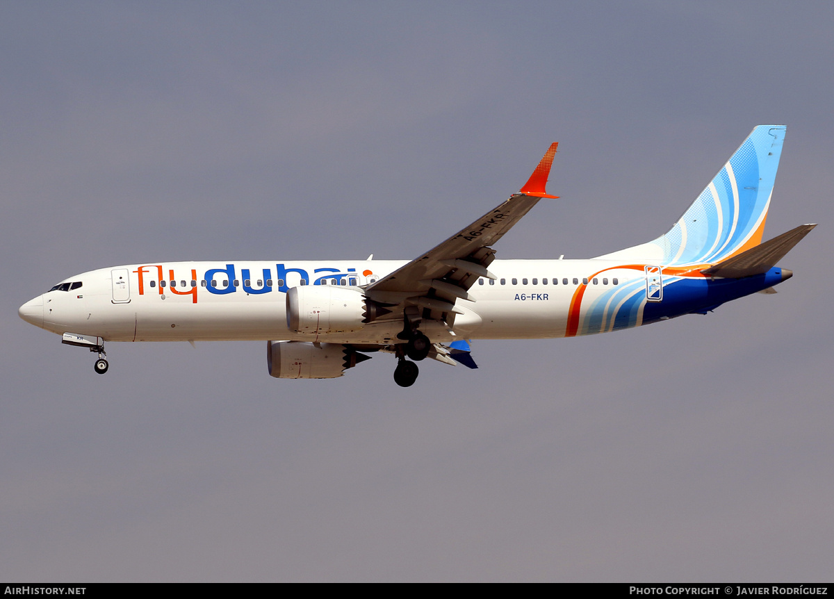 Aircraft Photo of A6-FKR | Boeing 737-8 Max 8 | Flydubai | AirHistory.net #876091