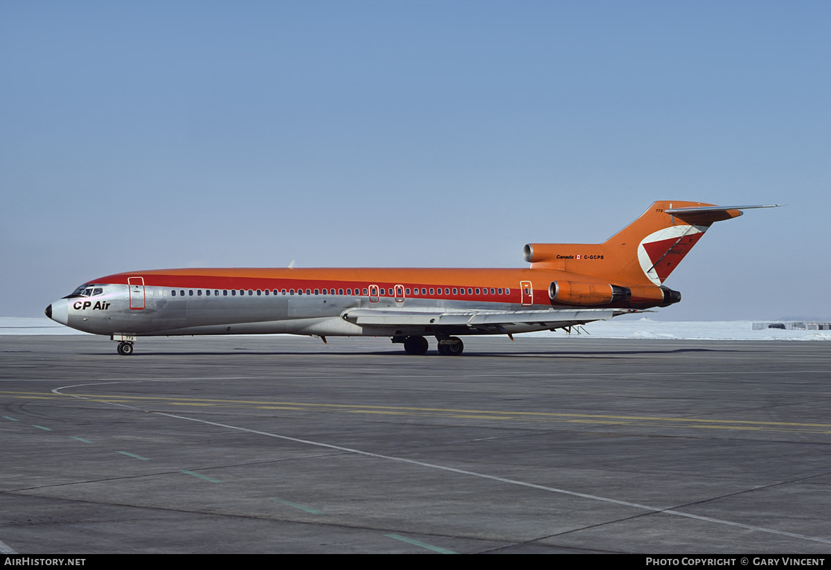 Aircraft Photo of C-GCPB | Boeing 727-217/Adv | CP Air | AirHistory.net #876132