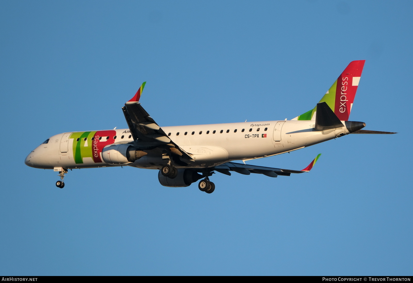 Aircraft Photo of CS-TPX | Embraer 190AR (ERJ-190-100IGW) | TAP Air Portugal Express | AirHistory.net #876146