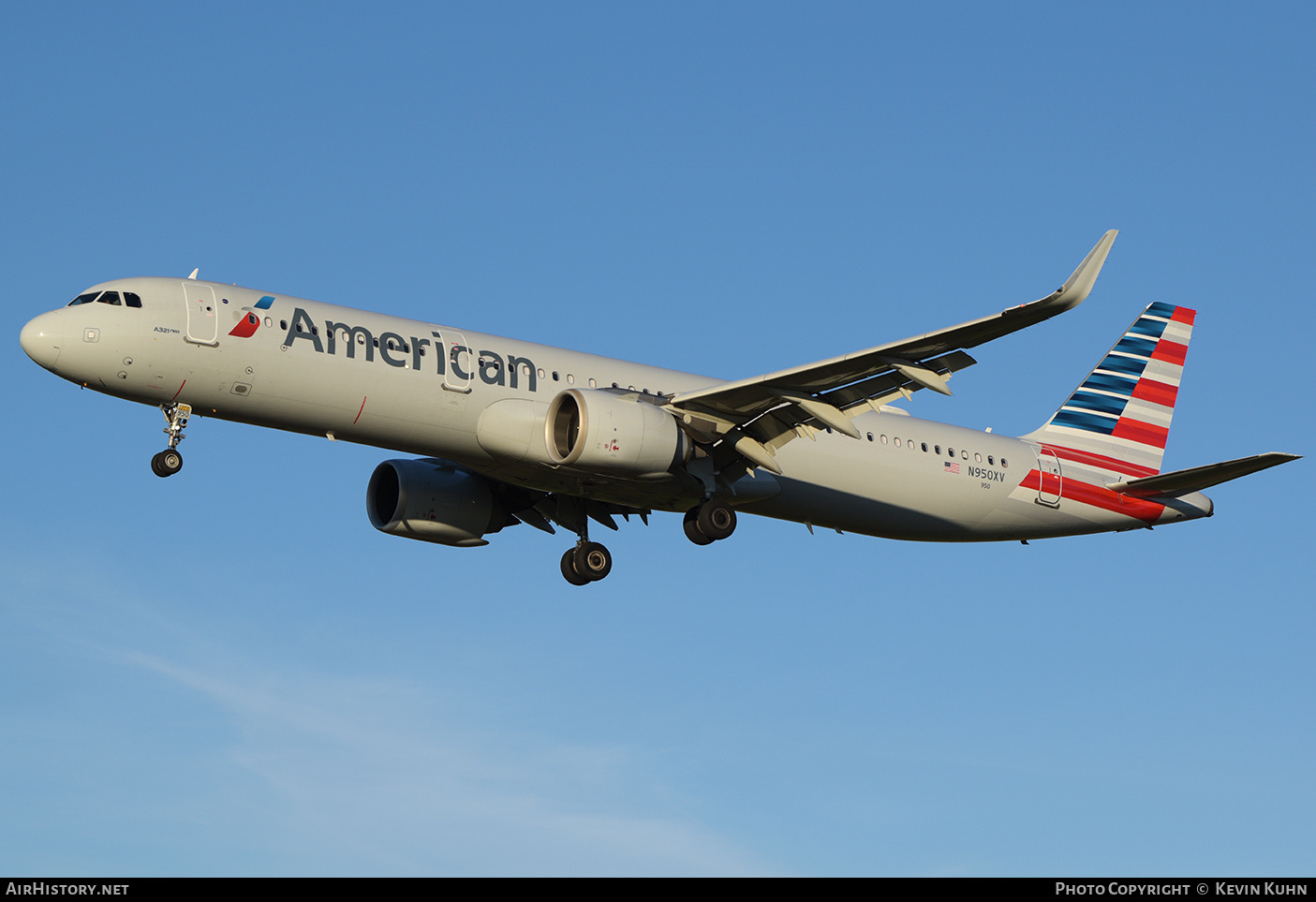 Aircraft Photo of N950XV | Airbus A321-253N | American Airlines | AirHistory.net #876159