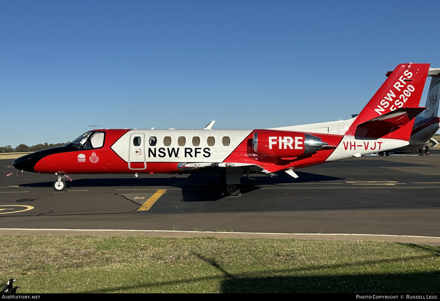Aircraft Photo of VH-VJT | Cessna 560 Citation V | NSW Rural Fire Service | AirHistory.net #876163
