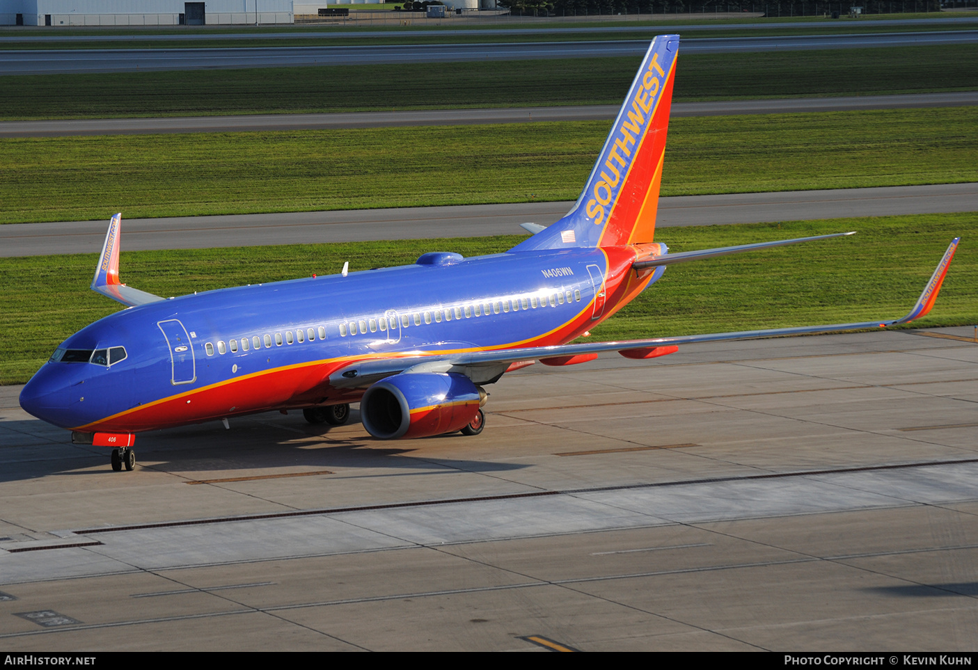 Aircraft Photo of N406WN | Boeing 737-7H4 | Southwest Airlines | AirHistory.net #876227
