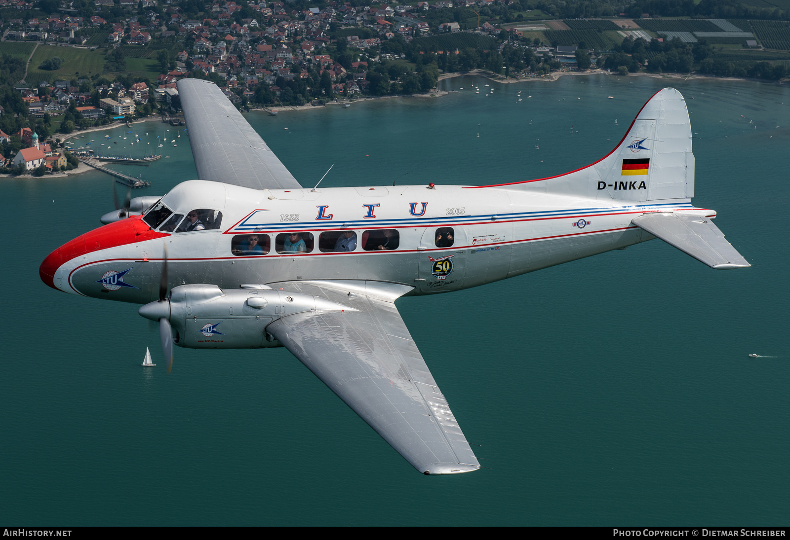 Aircraft Photo of D-INKA | De Havilland D.H. 104 Dove 8 | LTU - Lufttransport-Unternehmen | AirHistory.net #876264