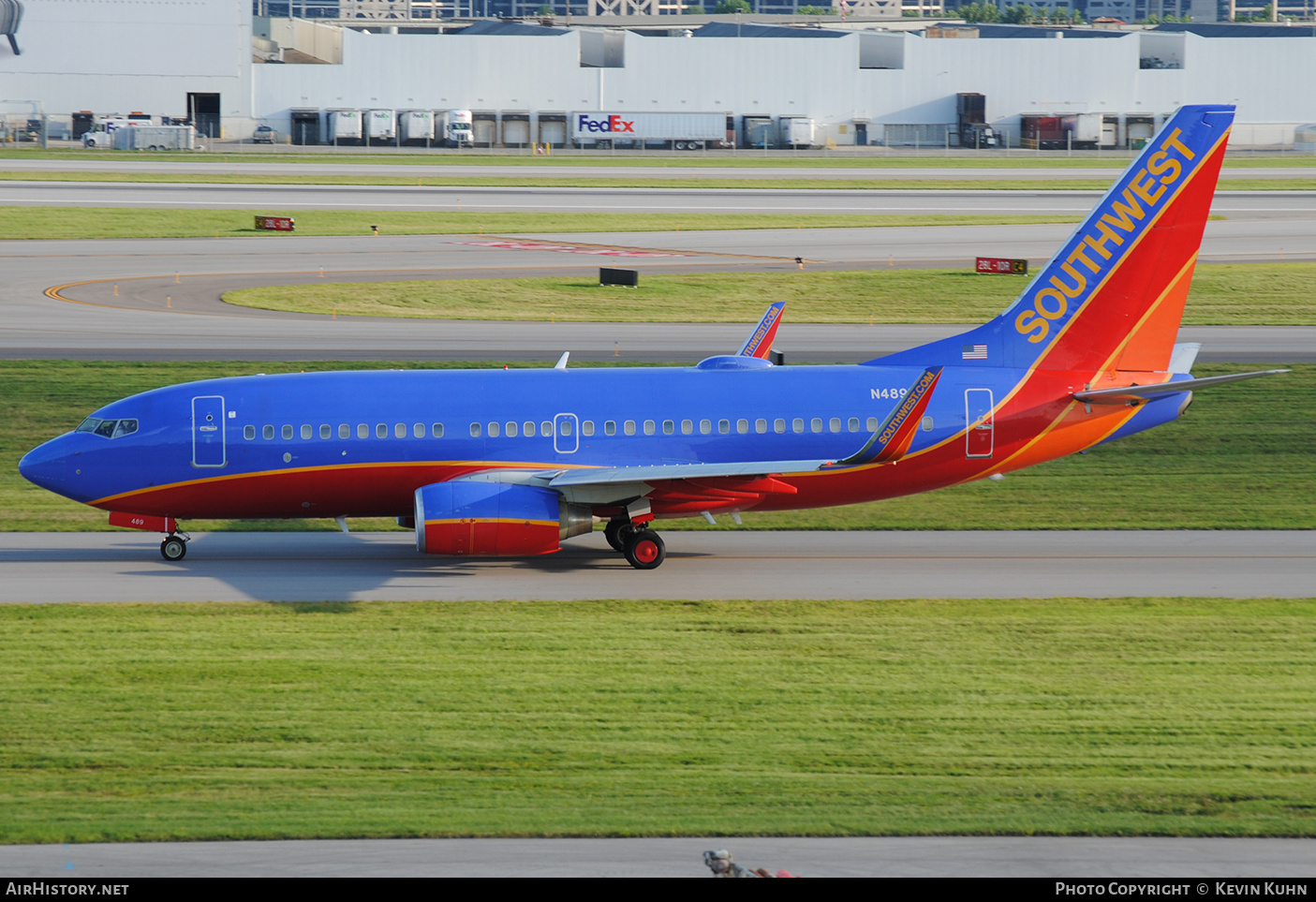 Aircraft Photo of N489WN | Boeing 737-7H4 | Southwest Airlines | AirHistory.net #876296