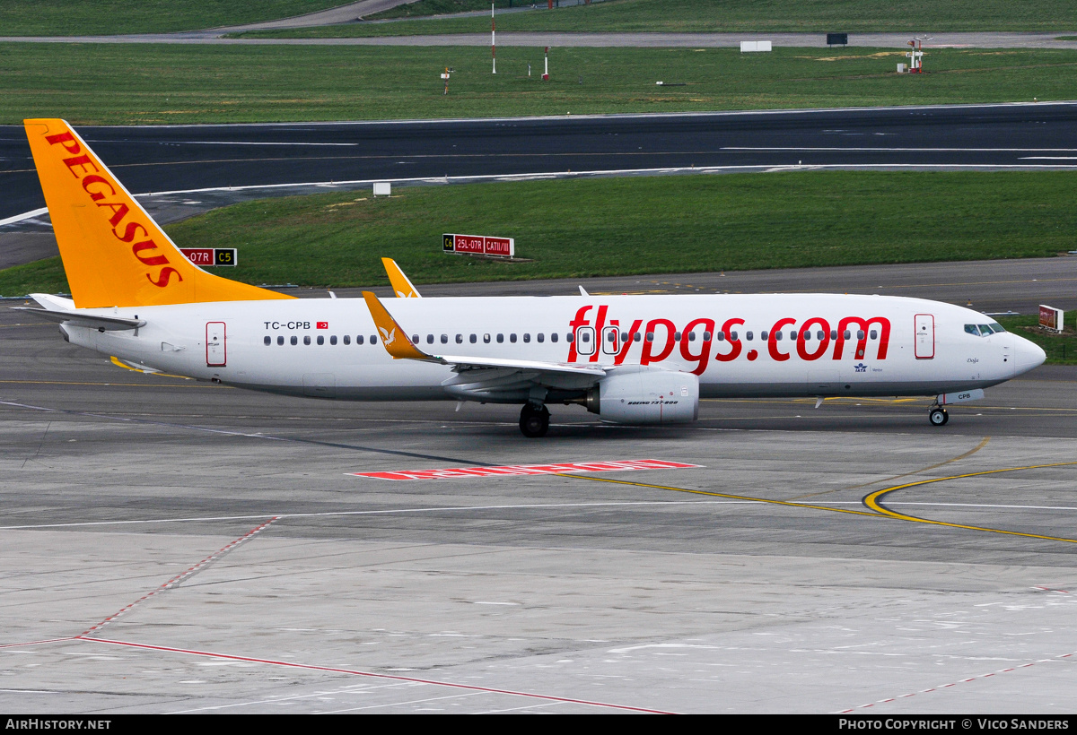 Aircraft Photo of TC-CPB | Boeing 737-82R | Pegasus Airlines | AirHistory.net #876306