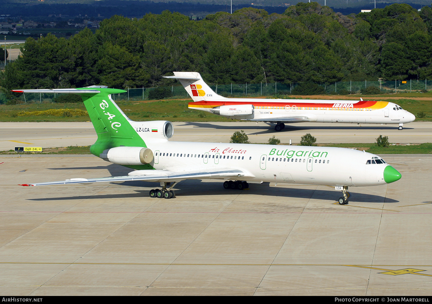 Aircraft Photo of LZ-LCA | Tupolev Tu-154M | Bulgarian Air Charter | AirHistory.net #876345
