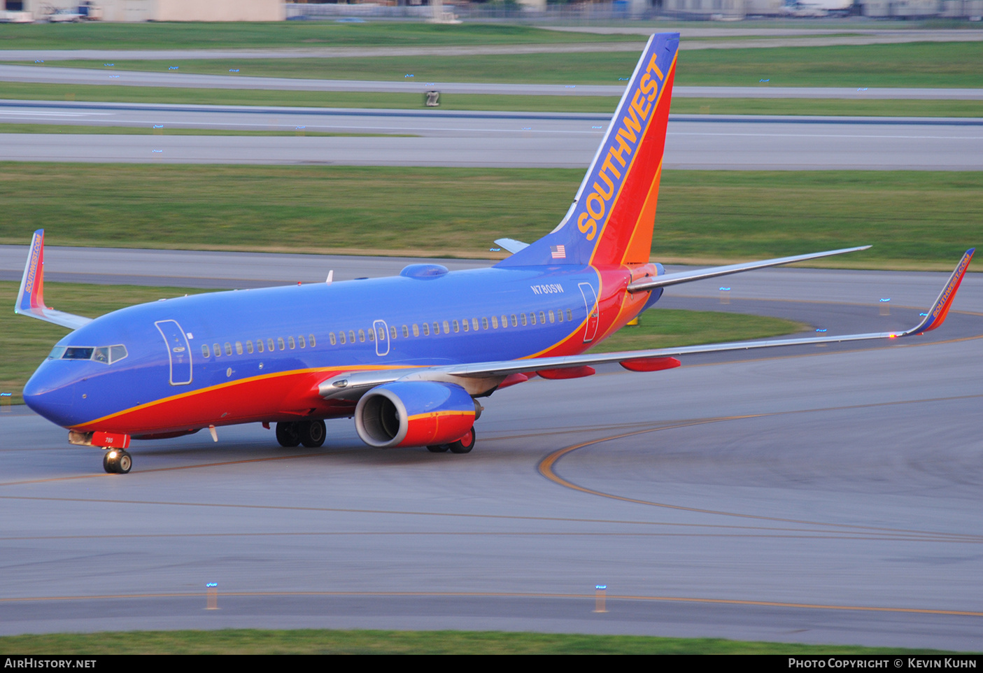 Aircraft Photo of N780SW | Boeing 737-7H4 | Southwest Airlines | AirHistory.net #876383