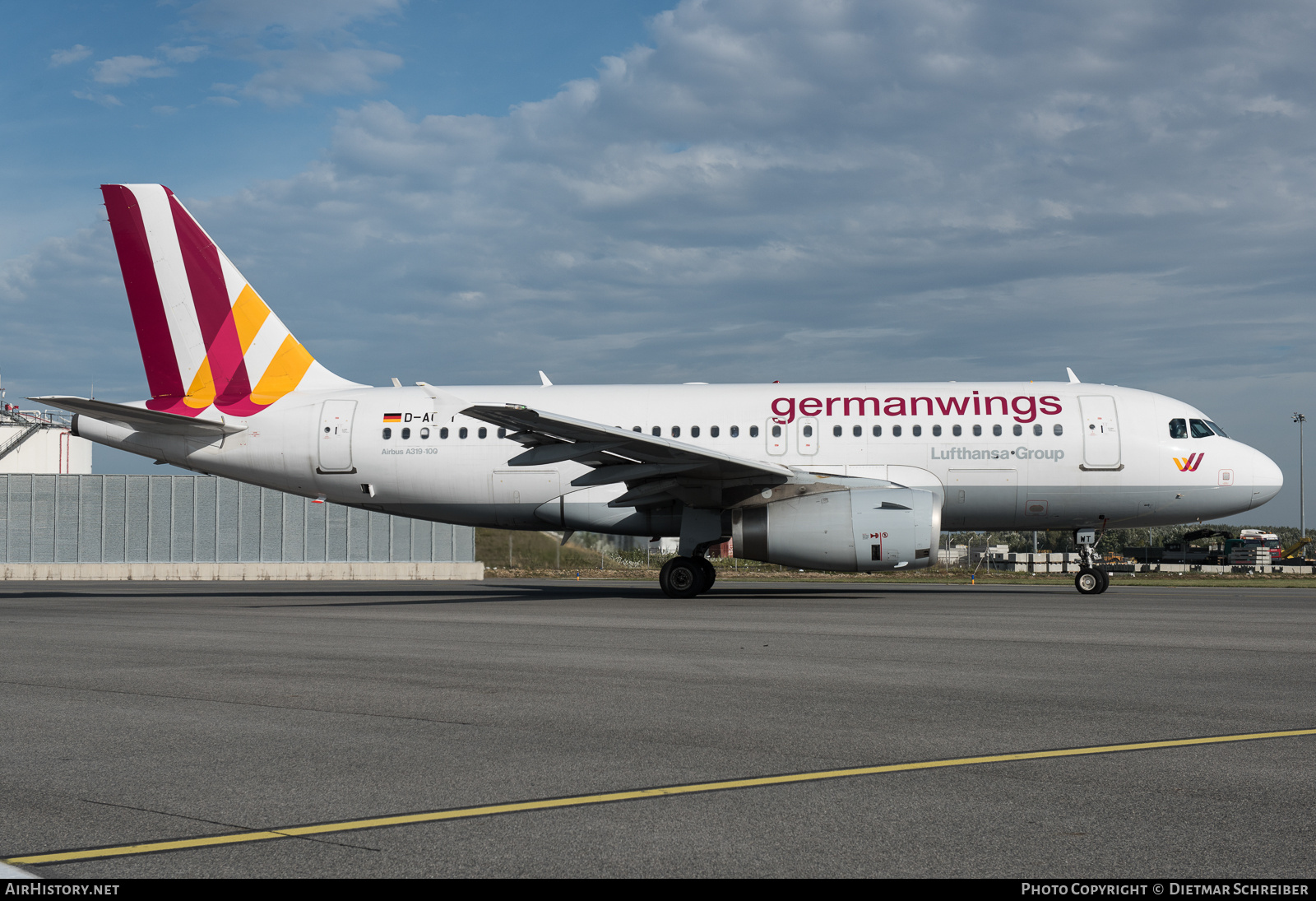 Aircraft Photo of D-AGWT | Airbus A319-132 | Germanwings | AirHistory.net #876402